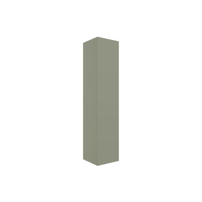 Fontmell Wall Hung 1 Door Tall Unit 350mm - Matt Olive Green