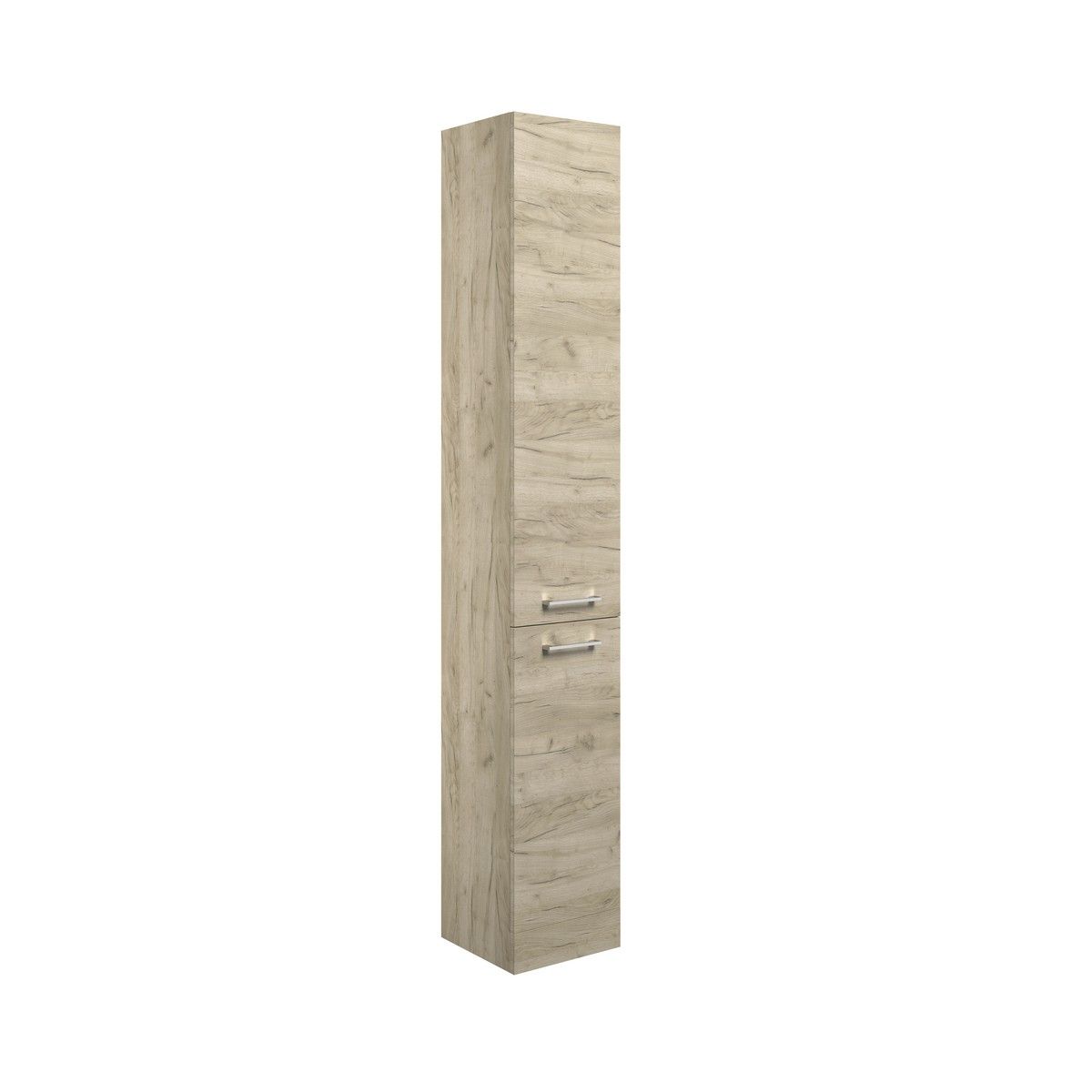 Helston Floor Standing 2 Door Tall Unit 350mm - Oak