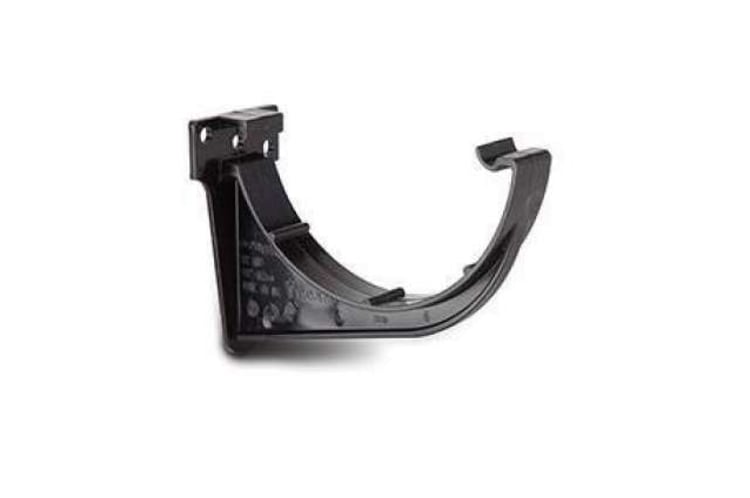 112mm Half Round Black Gutter Fascia Bracket – Durable & Reliable Gutter Support