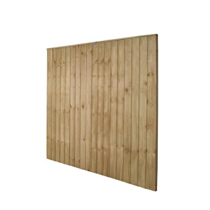 Forest Pressure Treated Closeboard Fence Panel 6ft x 6ft (1.83 x 1.83) - Pack of 5