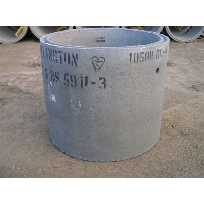 Concrete Chamber Ring - Deep Perforated/No Step - 1200 x 1000mm