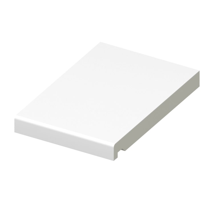 16mm Flat White Fascia Board 225mm x 5m – Durable & Clean Roof Edge