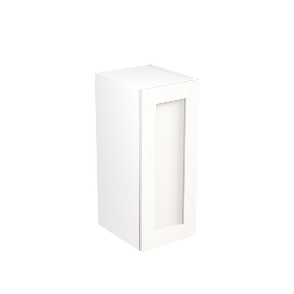 KitchenKit Flatpack Shaker Wall Cabinet 300mm - Ultra Matt White
