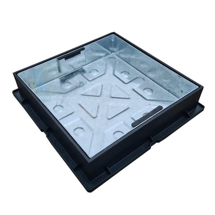 10tn Block Paviour Manhole Cover Frame - 300 x 300 x 80mm