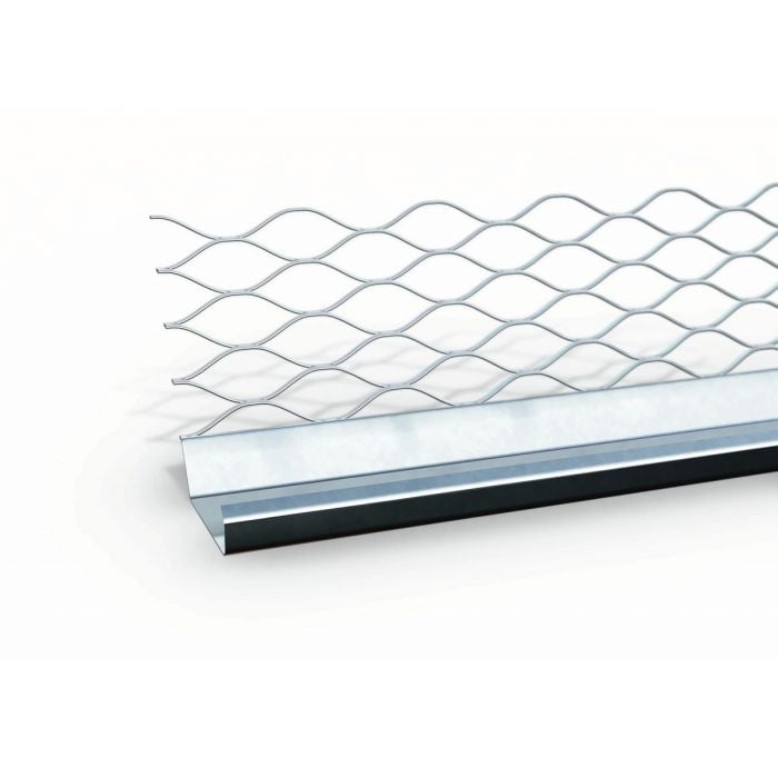 19mm Bell Cast Renderstop Bead - 25x45mm x 3m - Stainless Steel