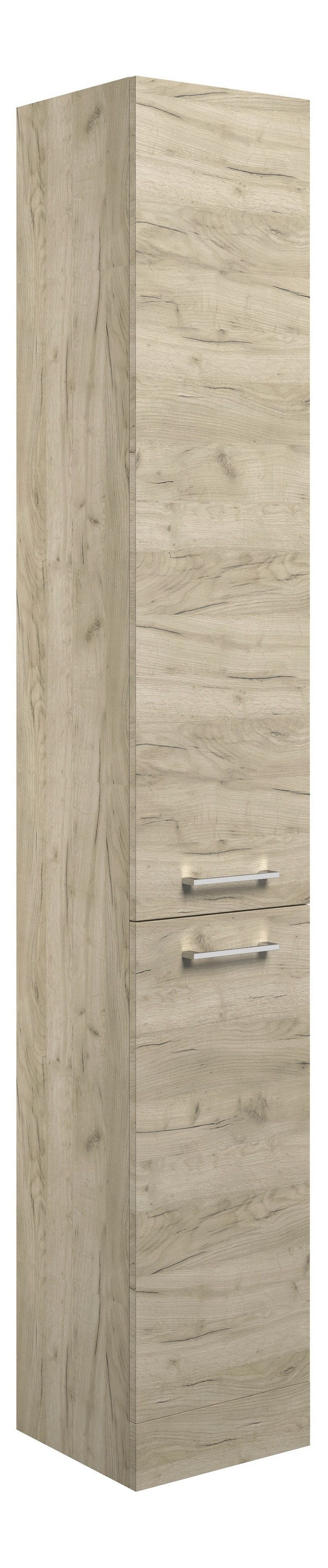 Honiton Floor Standing 2 Door Tall Unit 350mm - Oak