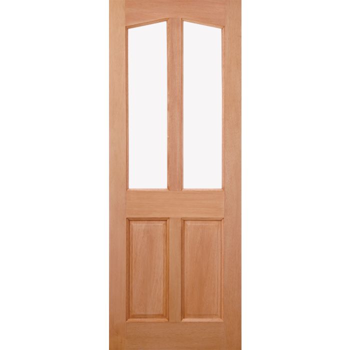 LPD Richmond 2P 2L Unglazed M&T External Door 1981 x 762mm Unfinished Hardwood