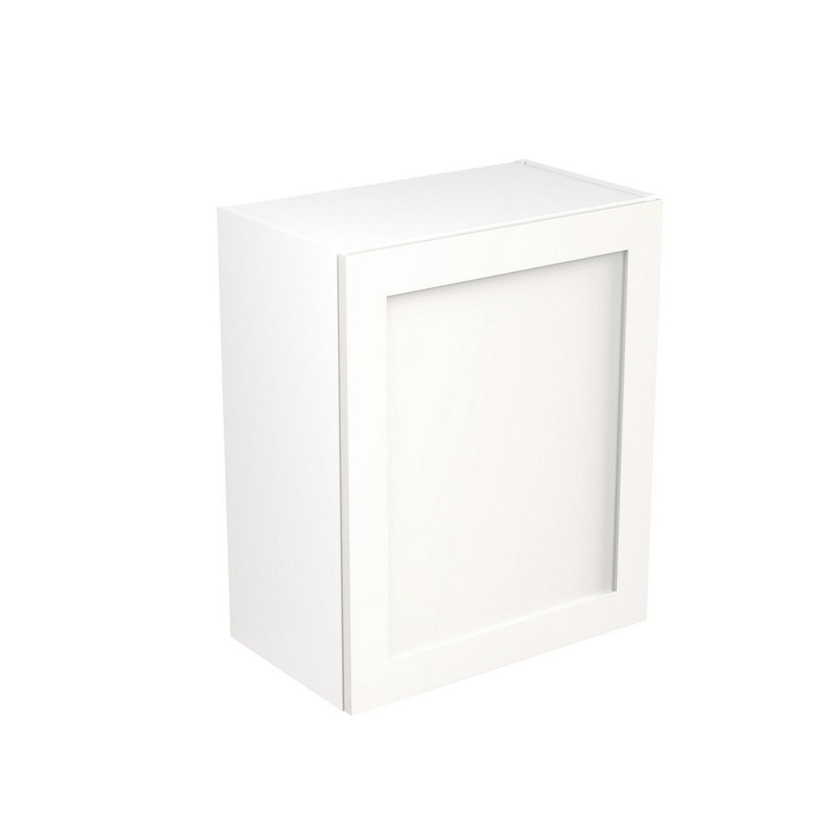 KitchenKit Flatpack Shaker Wall Cabinet 600mm - Ultra Matt White