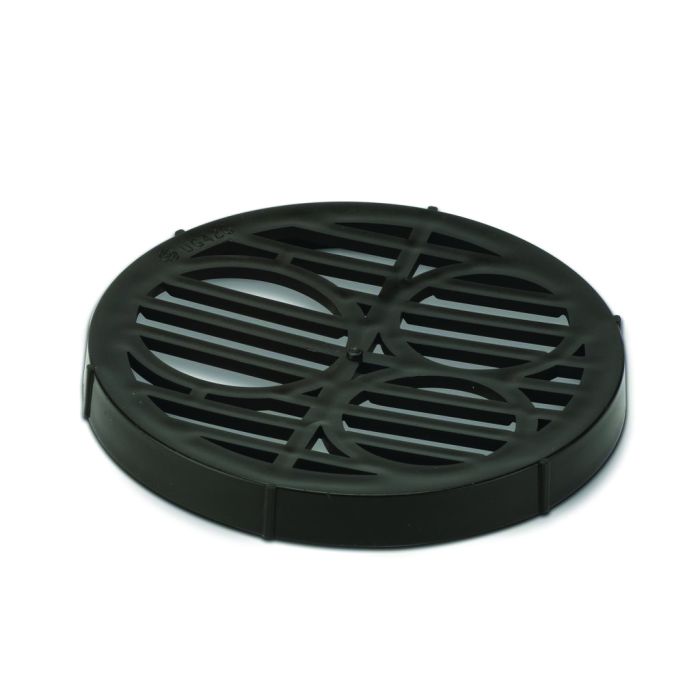 Polypipe 110mm Bottle Gully Grid (Round) - Black - UG426