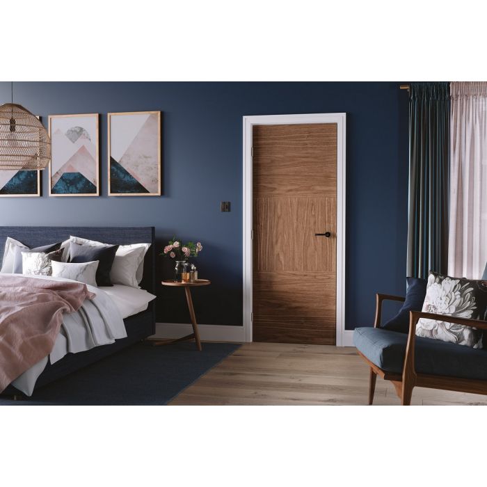 LPD Tres Internal Door 1981 x 686mm Pre-Finished Walnut