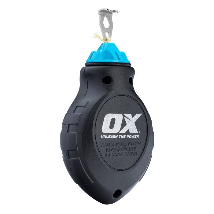 Ox Pro Aluminium Kevlar Chalk Line Reel & Refill
