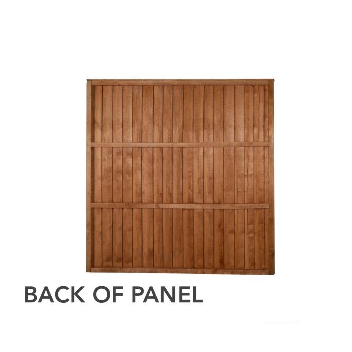 Forest Closeboard Fence Panel 6ft x 6ft (1.83m x 1.83m) - Pack of 3