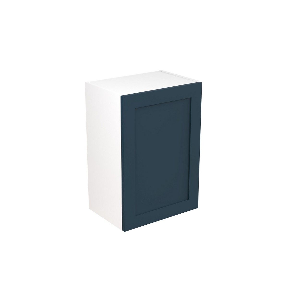 KitchenKit Flatpack Shaker Wall Cabinet 500mm - Ultra Matt Indigo Blue
