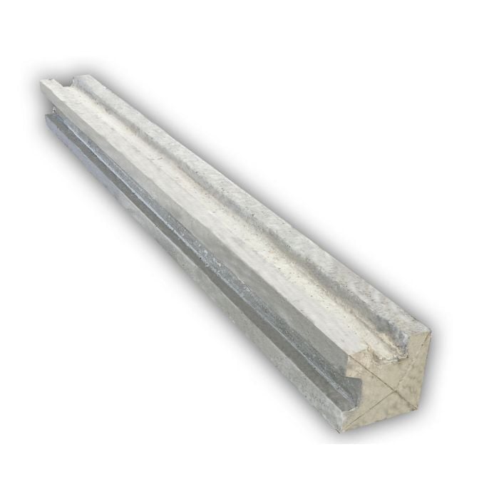 F P McCann Concrete Slotted Corner Fence Post 2440mm (8')