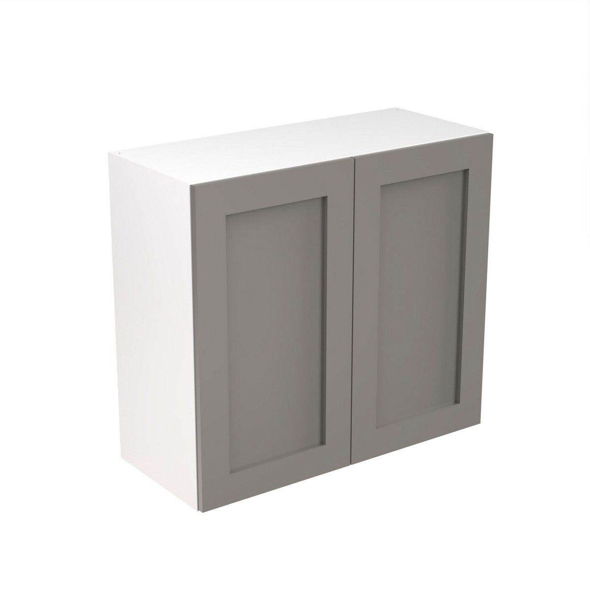 KitchenKit Flatpack Shaker Wall Cabinet 800mm - Ultra Matt Dust Grey