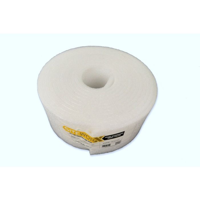 Siteworx Foam Expansion Joint Filler - 10mm x 150mm x 10mtr - White