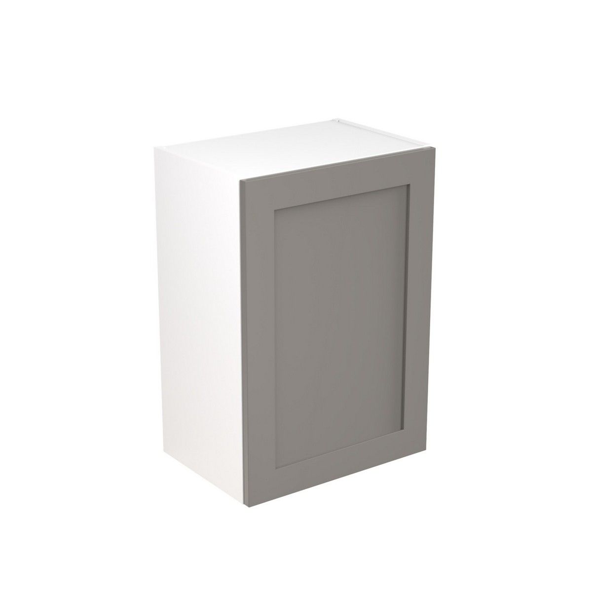 KitchenKit Flatpack Shaker Wall Cabinet 500mm - Ultra Matt Dust Grey