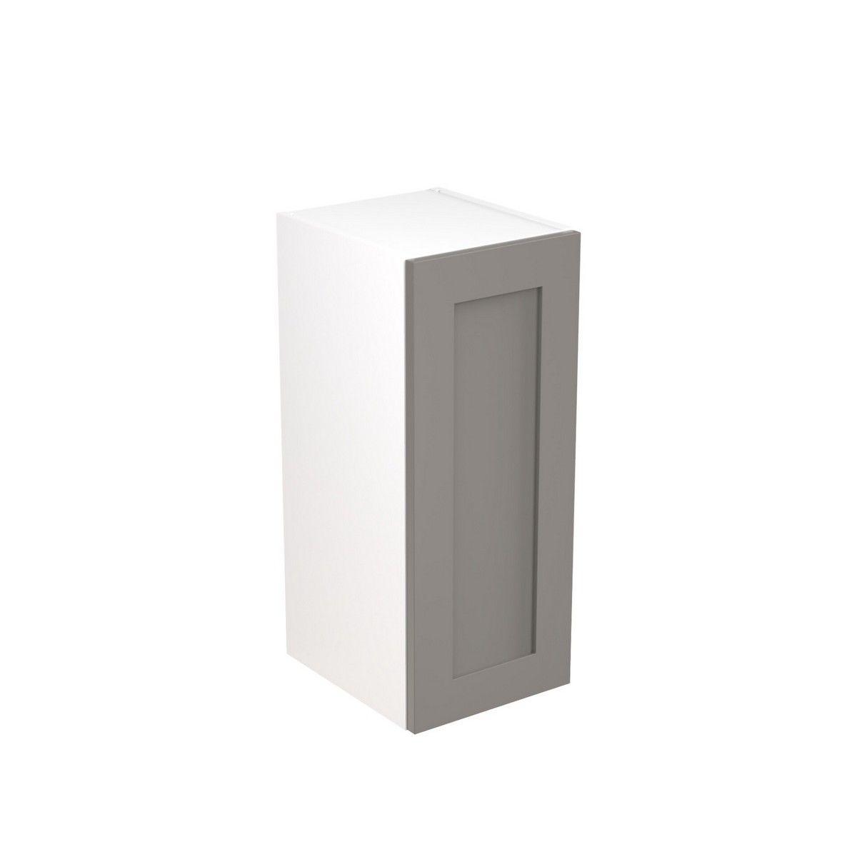 KitchenKit Flatpack Shaker Wall Cabinet 300mm - Ultra Matt Dust Grey