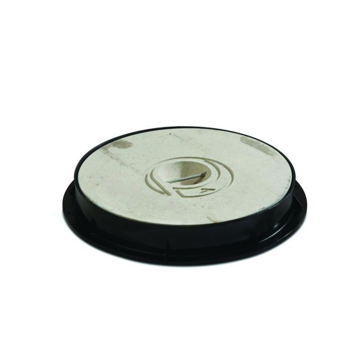 Polypipe 320mm dia Circular Concrete Cover & Black PP Frame - UG439