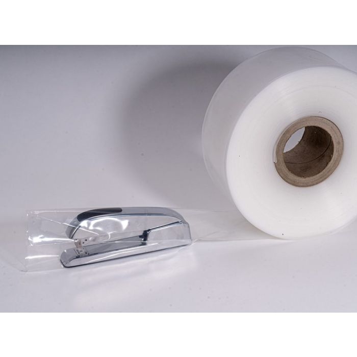 Lay Flat Tubing Polythene / Temporary Downpipe 4" x 250g x 330mtr Clear