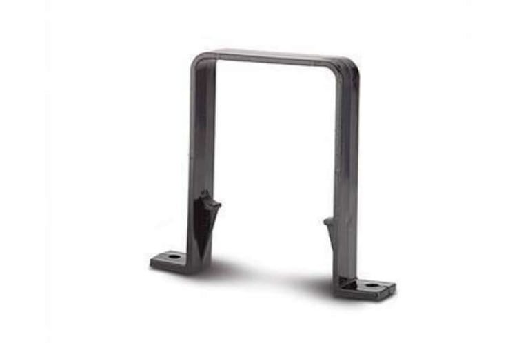 65mm Square Downpipe Bracket Black – Secure & Reliable Pipe Support