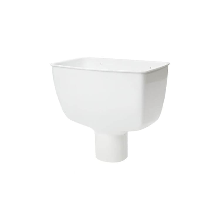 68mm Hopper Square / Round White – Efficient Rainwater Collection