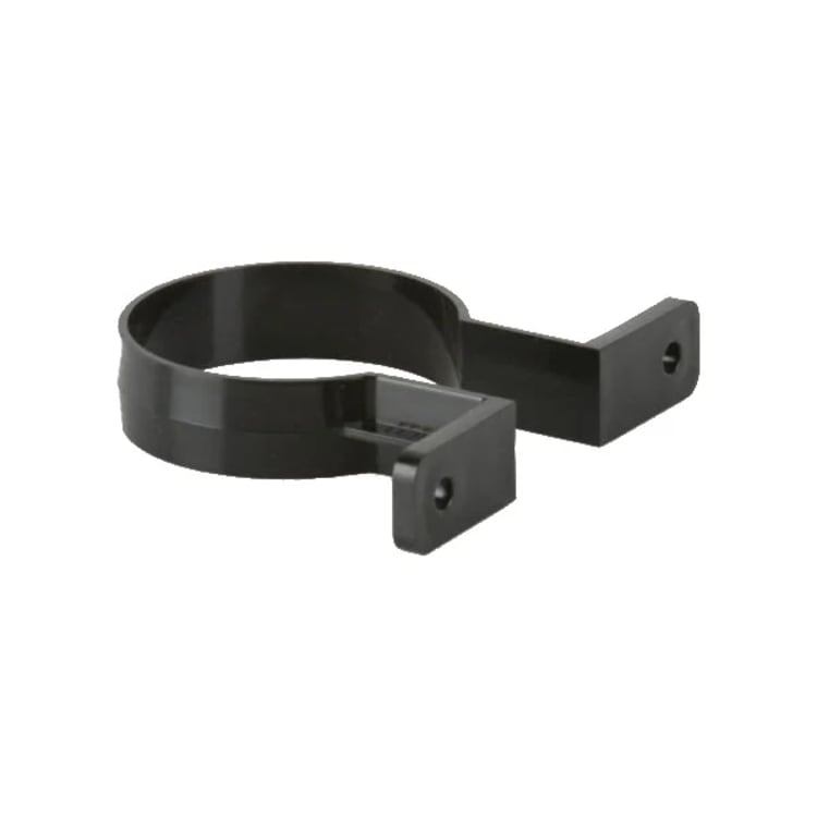 68mm Round Downpipe Bracket Black – Durable & Reliable Gutter Support