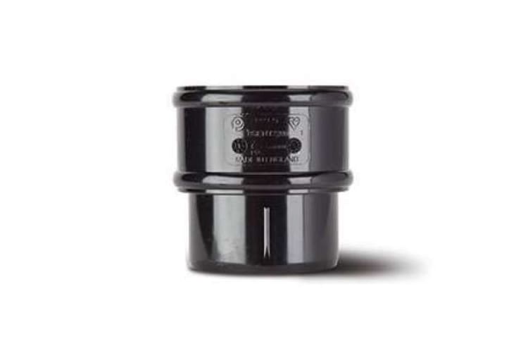 68mm Round Downpipe Connector Black – Secure & Reliable Pipe Connection