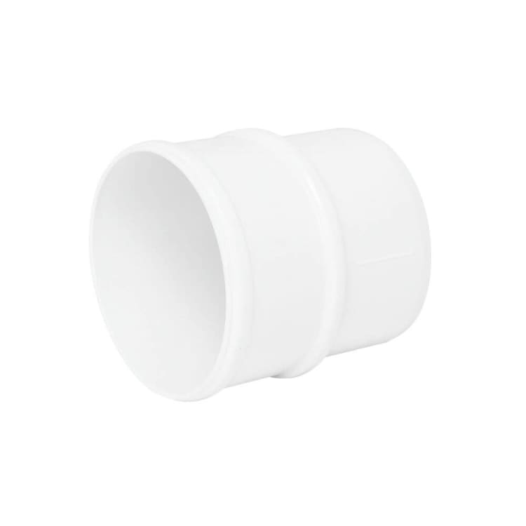 68mm Round Downpipe Connector White – Secure & Reliable Pipe Joint