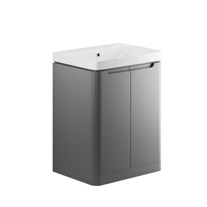 Stanton 2 Door Freestanding Unit & Basin H840 x W605 x D460mm