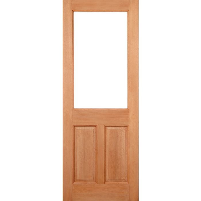 LPD 2XG 2P 1L Unglazed Dowelled External Door 2032 x 813mm Unfinished Hardwood