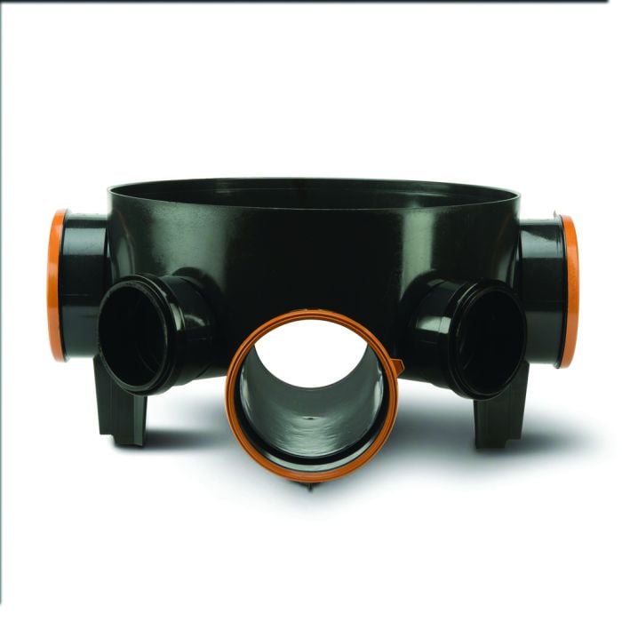 PolySewer Chamber Base - 460mm - Terracotta - PS670 (incl. Seal)