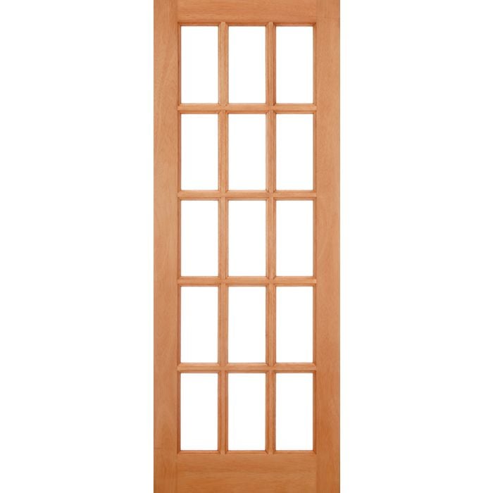 LPD SA 15L Unglazed Dowelled External Door 1981 x 762mm Unfinished Hardwood
