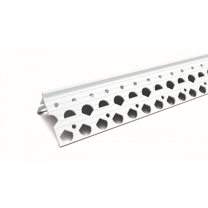 Angle Bead 10x40mm x 2.5m White PVCu