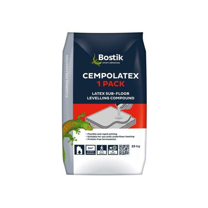 Bostik Cempolatex 1 Pack Latex Sub-Floor Levelling Compound - 20kg