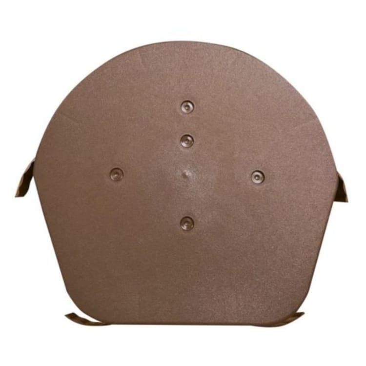Brown Easy-Trim Easyverge Dry Verge Half Round Ridge End Cap – Secure Roof Finish