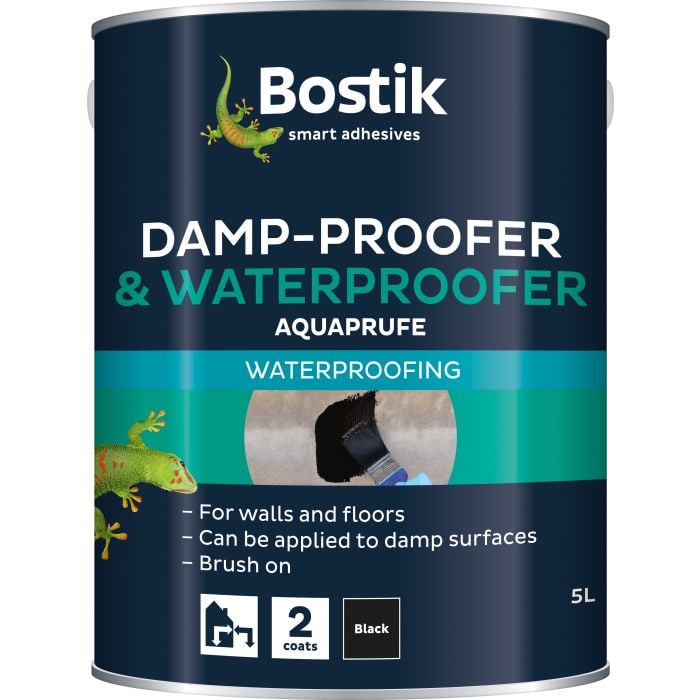 Cementone Aquaprufe Liquid Damp Proof Membrane 5ltr Black