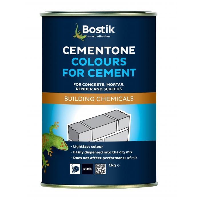 Cementone No1 Powder Cement Colour - 1kg - Black