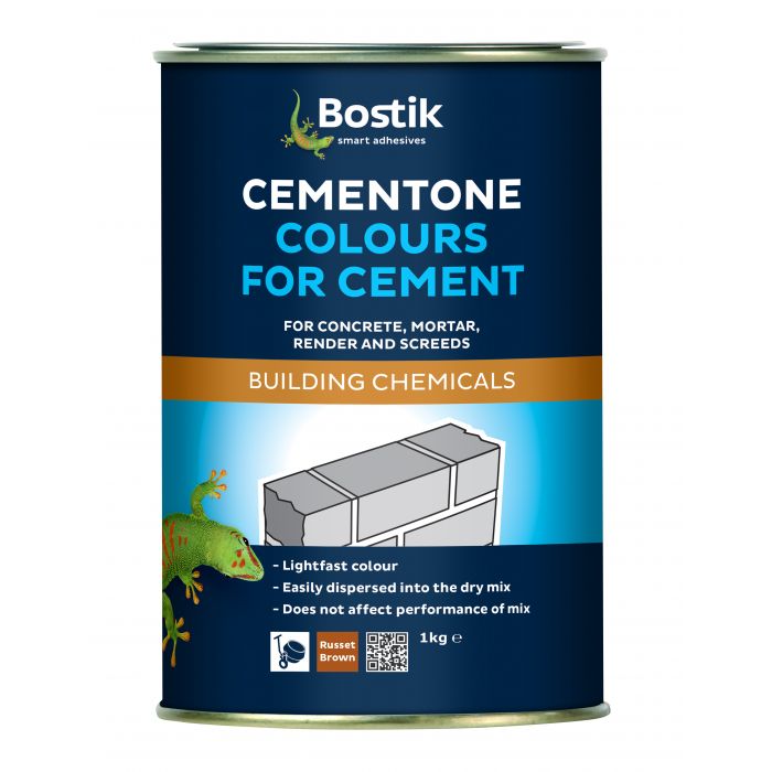 Cementone No1 Powder Cement Colour - 1kg - Russet Brown