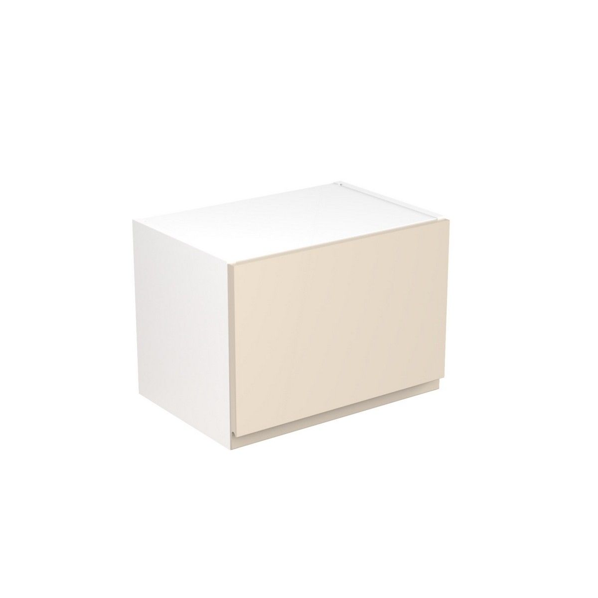 KitchenKit Flatpack J-Pull Bridging Wall Cabinet 500mm - Ultra Matt Cashmere