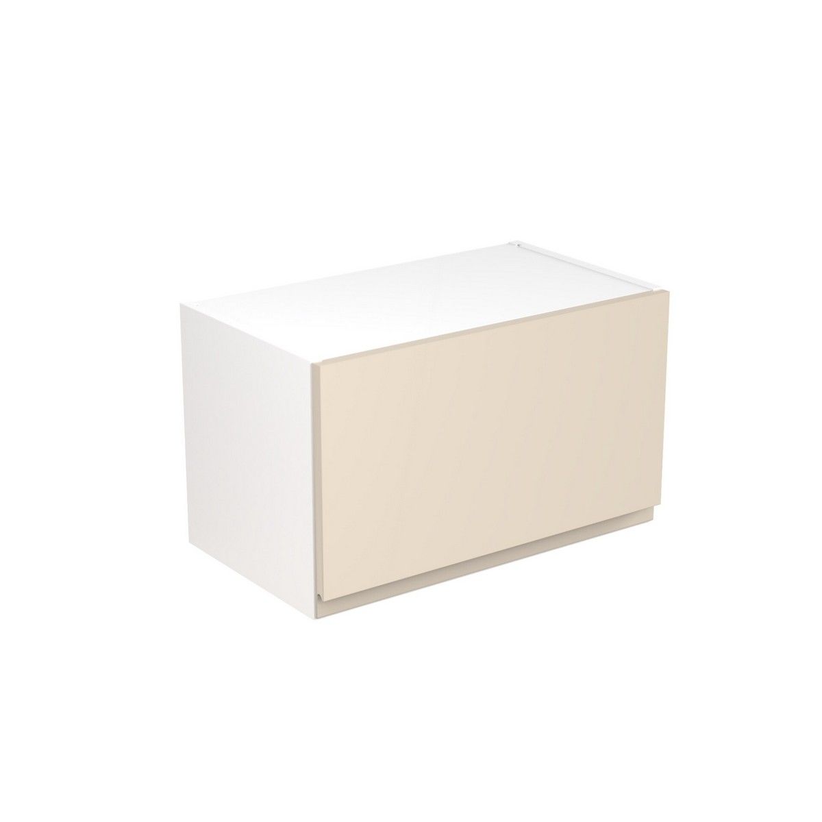 KitchenKit Flatpack J-Pull Bridging Wall Cabinet 600mm - Ultra Matt Cashmere