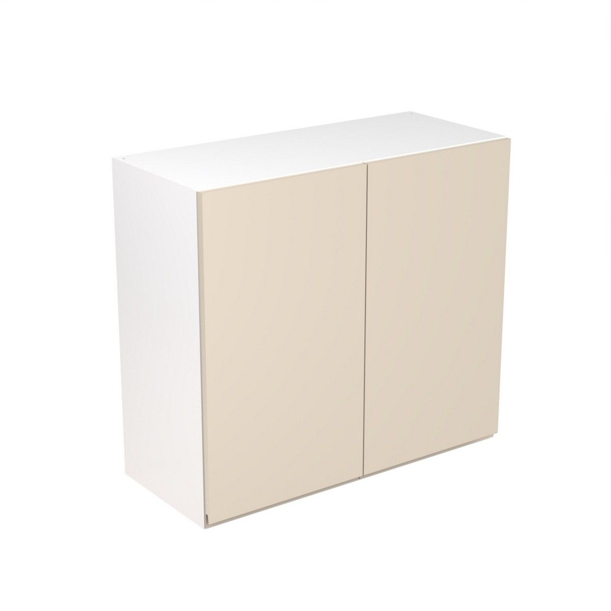 KitchenKit Flatpack J-Pull Wall Cabinet 800mm - Ultra Matt Cashmere