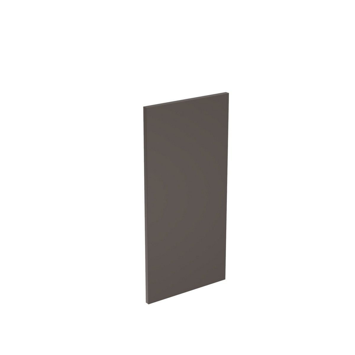 KitchenKit Flatpack J-Pull Wall End Panel 800mm - Ultra Matt Graphite