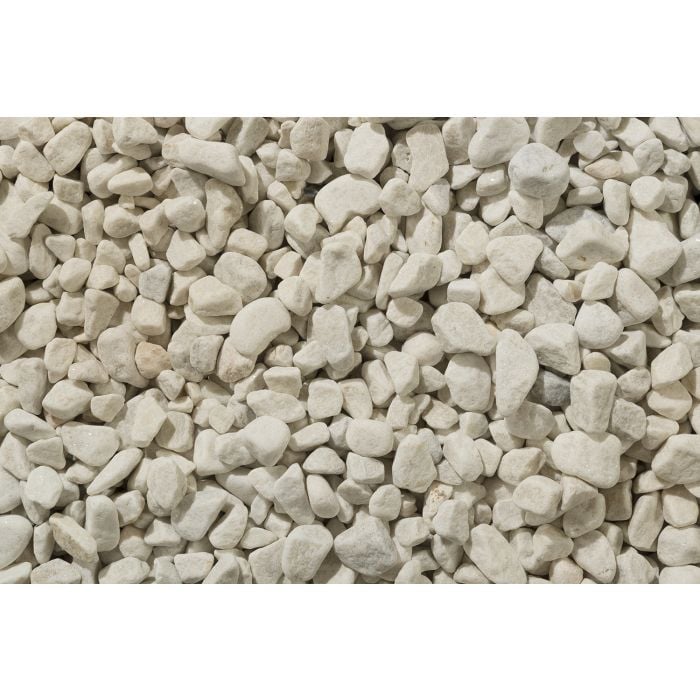 Long Rake Spar 20-40mm Pebbles White - Prepacked Bag