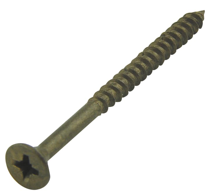 M5 x 100 Green Decking Screw – Tub of 300
