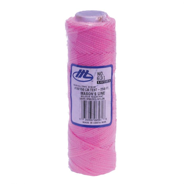 Marshalltown M631 Brick Line 250ft Pink