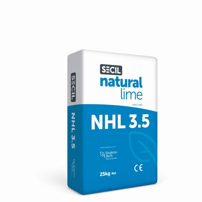 SecilTek NHL 3.5 Hydraulic Lime 25kg (Off White)