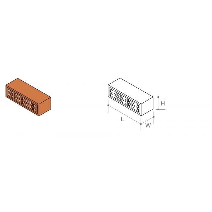 Square Hole Air Brick