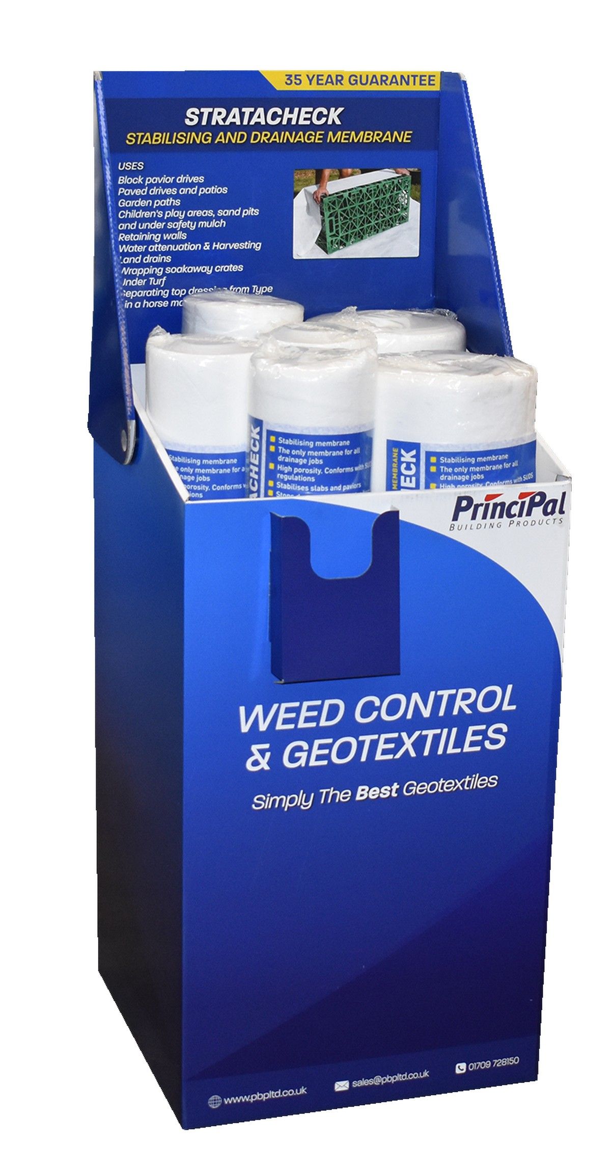 Stratacheck Drainage Membrane 2 x 50mtr - White