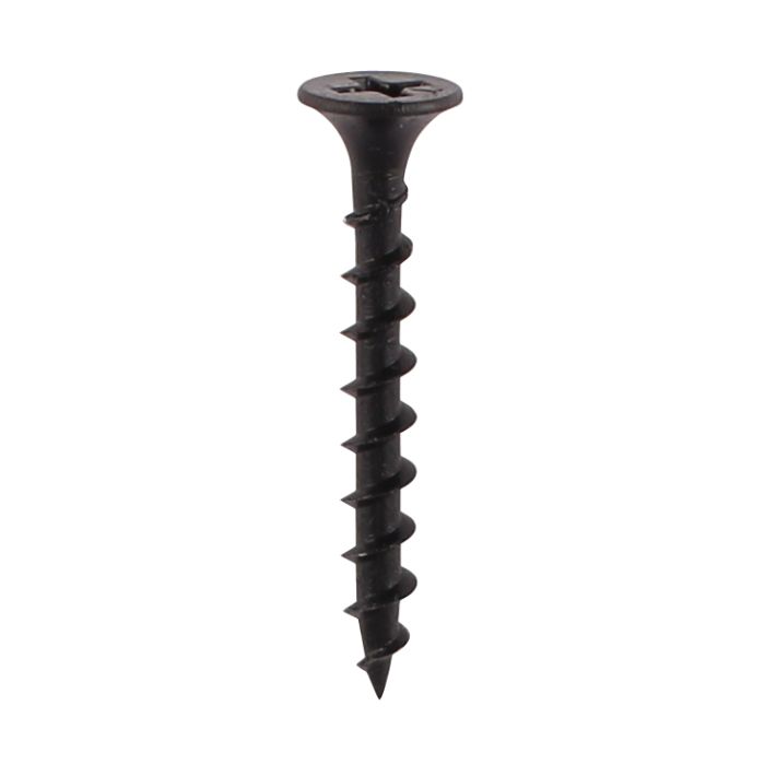TIMco Coarse Drywall Screw PH2 3.5 x 38mm Black Phos - Box of 350